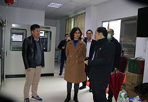 市領導吳曉暉、閆景軍到威華集團調研